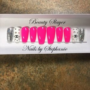 Chanel Edition Coffin Press On Nails
